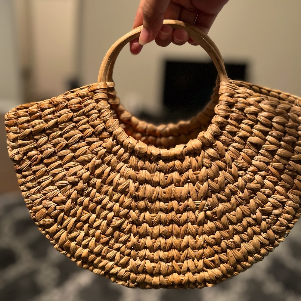 Summer round beach bag